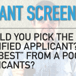 Tenant Screening From a Pool of Applicants